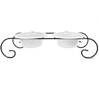 Algopix Similar Product 7 - Platinum Pets Double Diner Low Feeder