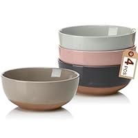 Algopix Similar Product 4 - Morandi Color Large Ceramic Bowls Set