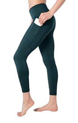 Best Deal for Women's High Waist Tight Yoga Shorts Side Large