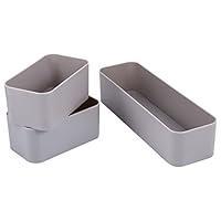 Algopix Similar Product 6 - VOSAREA 3pcs Wall Storage Box Shelf