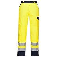 Algopix Similar Product 5 - Portwest Workwear Mens HiVis Bizflame