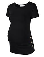 Algopix Similar Product 3 - FUNJULY Maternity Tunic Tops Maternity