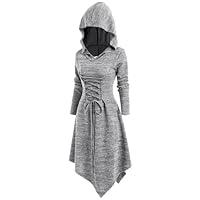 Algopix Similar Product 2 - Cool Gothic Coat for Women Drawstring