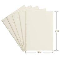 Algopix Similar Product 6 - Unlined Blank Notebook PaperFits