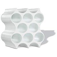 Algopix Similar Product 6 - Koziol Set-UP Bottle Rack, Cotton White