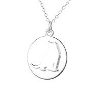 Algopix Similar Product 7 - Mochi  Jolie Silver Pendant Necklace