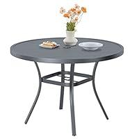 Algopix Similar Product 3 - VICLLAX Round Patio Table with