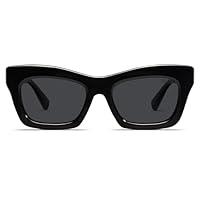 Algopix Similar Product 5 - SOJOS Trendy Cat Eye Polarized