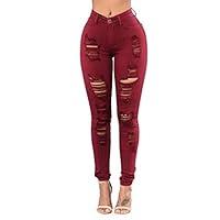 Algopix Similar Product 14 - UOFOCO High Waist Jeans Women Button