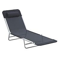 Algopix Similar Product 18 - Outsunny Folding Chaise Lounge Pool