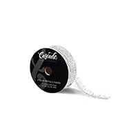 Algopix Similar Product 10 - Fair Isle Cascade Woven Metallic Ribbon
