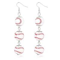 Algopix Similar Product 5 - Baseball Earrings for Women Sports