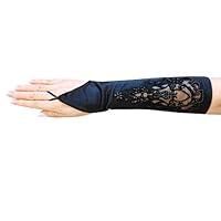 Algopix Similar Product 3 - ZAZA BRIDAL Satin Fingerless Gloves