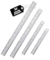 Algopix Similar Product 7 - Mr Pen Steel Rulers 6 8 12 14 inch