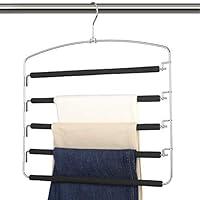 Algopix Similar Product 20 - Giftol Pants Hangers 5 Layers Stainless
