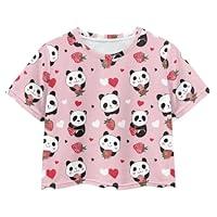 Algopix Similar Product 19 - Pointodoor Panda Summer TShirt for