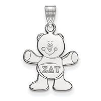 Algopix Similar Product 4 - LogoArt Sterling Silver Sigma Delta Tau