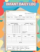 Algopix Similar Product 13 - Infant Daily Log Daily Report Form for