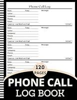 Algopix Similar Product 2 - Phone Call Log Book Phone Call and