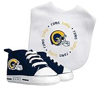 Algopix Similar Product 1 - Baby Fanatic Los Angeles Rams BibPre