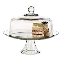 Algopix Similar Product 9 - Anchor Hocking Presence Footed Cake Set