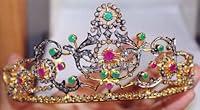 Algopix Similar Product 3 - Hair Tiara 214 Carat Natural Rose Cut