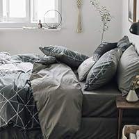Algopix Similar Product 4 - HIGHBUY 100  Soft Cotton Grey Fitted