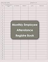 Algopix Similar Product 12 - Monthly Employee Attendance Register