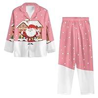 Algopix Similar Product 2 - Yewattles Pink Xmas Pajamas Set Loose