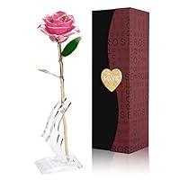 Algopix Similar Product 2 - Gold Rose 24K Artificial Flowers Dipped