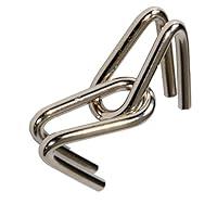 Algopix Similar Product 18 - Fridolin 17574 Double U Metal Puzzle