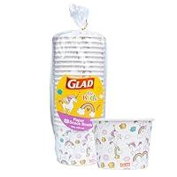 Algopix Similar Product 1 - Glad for Kids Unicorn Paper Snack
