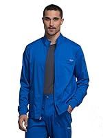 Algopix Similar Product 1 - Cherokee Men warm up Scrub Jacket with