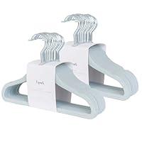 Algopix Similar Product 19 - 3 Sprouts Velvet Baby Hangers 