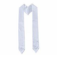 Algopix Similar Product 20 - LEYILE Graduation Stole White Soft