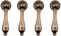 Algopix Similar Product 2 - BERTYPUYI 4 Pcs Antique Brass Single