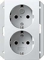 Algopix Similar Product 19 - GIRA 273503 Double SCHUKO PLUG SOCKET