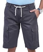 Algopix Similar Product 10 - CHARBONNIER Cargo Shorts for Mens