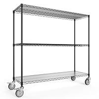 Algopix Similar Product 13 - Ufurpie 3 Tier NSF Metal Shelf 3000lbs