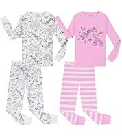 Algopix Similar Product 20 - Benaive Girls Pajamas Sets Long Sleeves