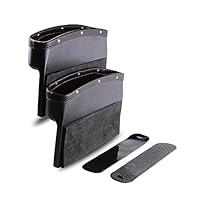 Algopix Similar Product 15 - Car Seat Pockets PU Leather Car Console