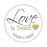 Algopix Similar Product 13 - Love is Sweet Enjoy a Treat  Wedding