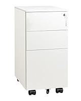 Algopix Similar Product 3 - DEVAISE White File Cabinet Small