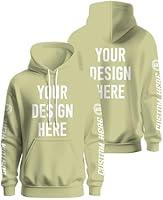 Algopix Similar Product 8 - Custom Hoodie Design Your Own Unisex