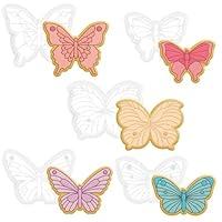 Algopix Similar Product 4 - VorkiVecK Butterfly Embossed Cookie