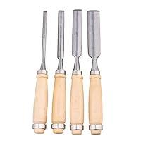 Algopix Similar Product 8 - Yibuy 4PCS Wood Color Carbon Steel Wood