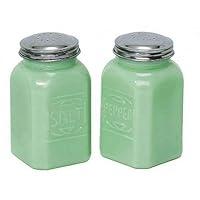 Algopix Similar Product 2 - Jade Jadeite Green 2 Pc Salt Pepper