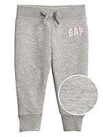 Algopix Similar Product 6 - GAP Baby Girls Logo Pullon Joggers