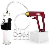 Algopix Similar Product 18 - LeLuv Maxi Red Penis Pump for Men