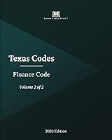 Algopix Similar Product 15 - Texas Finance Code 2023 Edition Volume